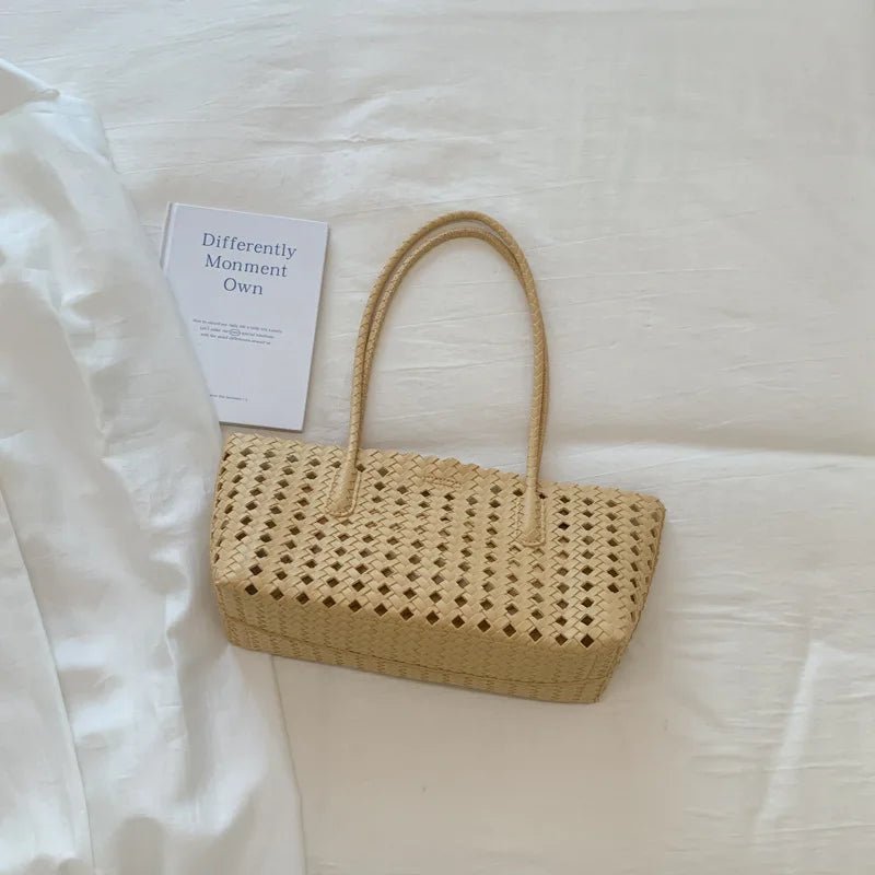 Bolso de hombro tejido Sophia