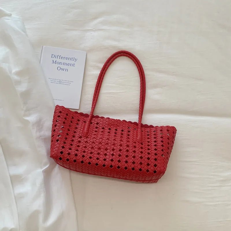 Bolso de hombro tejido Sophia
