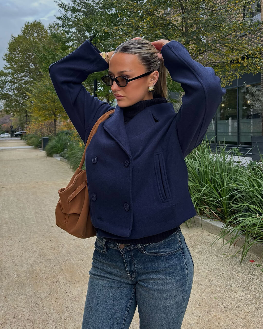 Suzane Short Double-Breasted Coat