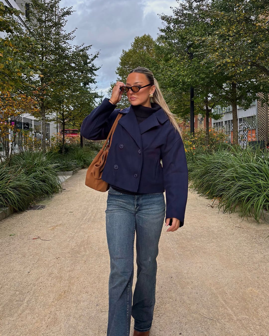 Suzane Short Double-Breasted Coat
