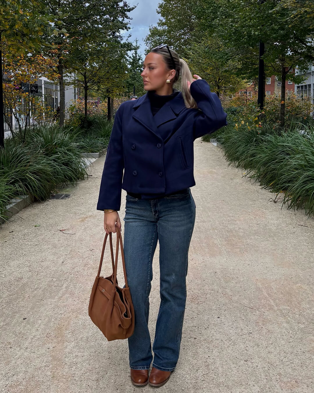 Suzane Short Double-Breasted Coat