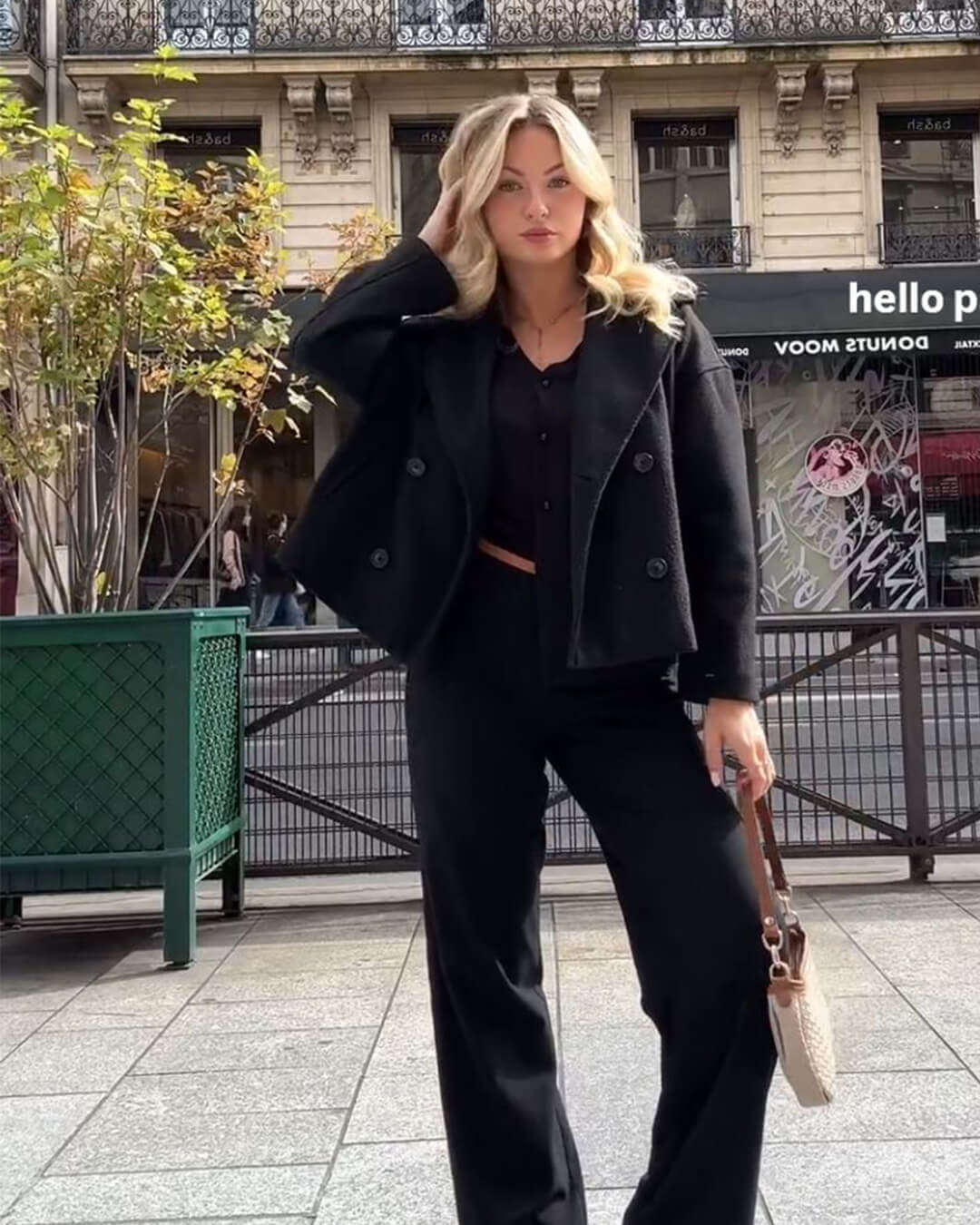 Suzane Short Double-Breasted Coat