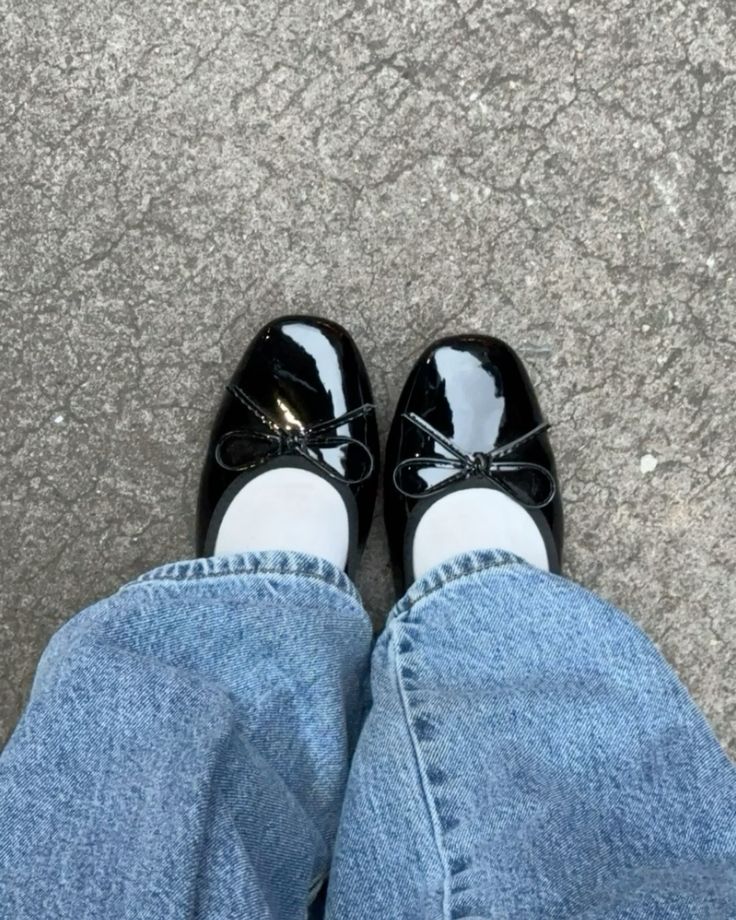 Suzette ballerinaer med sløjfe