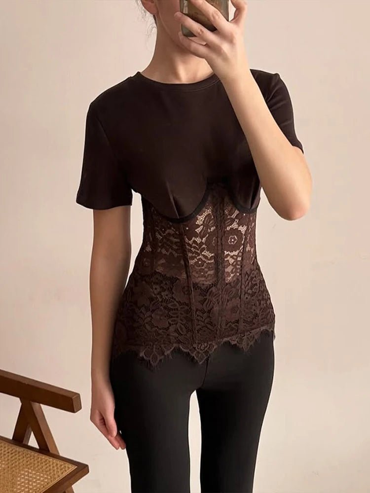 Suzie Lace Corset Top