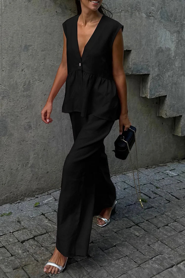 Sydney Set aus Rüschenweste und Hose