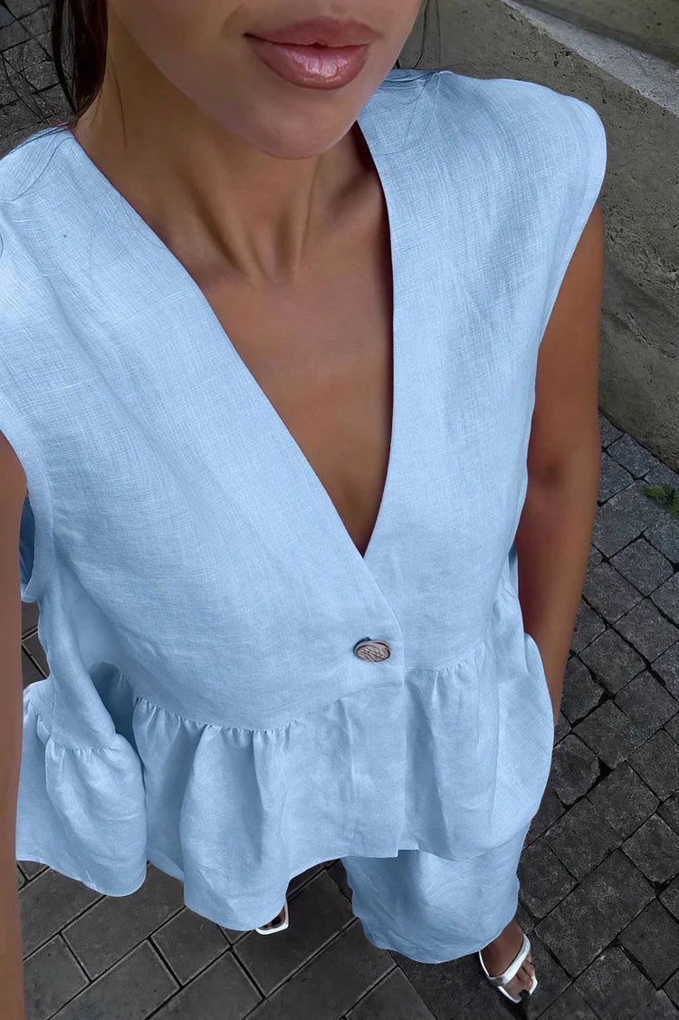 Sydney Set aus Rüschenweste und Hose