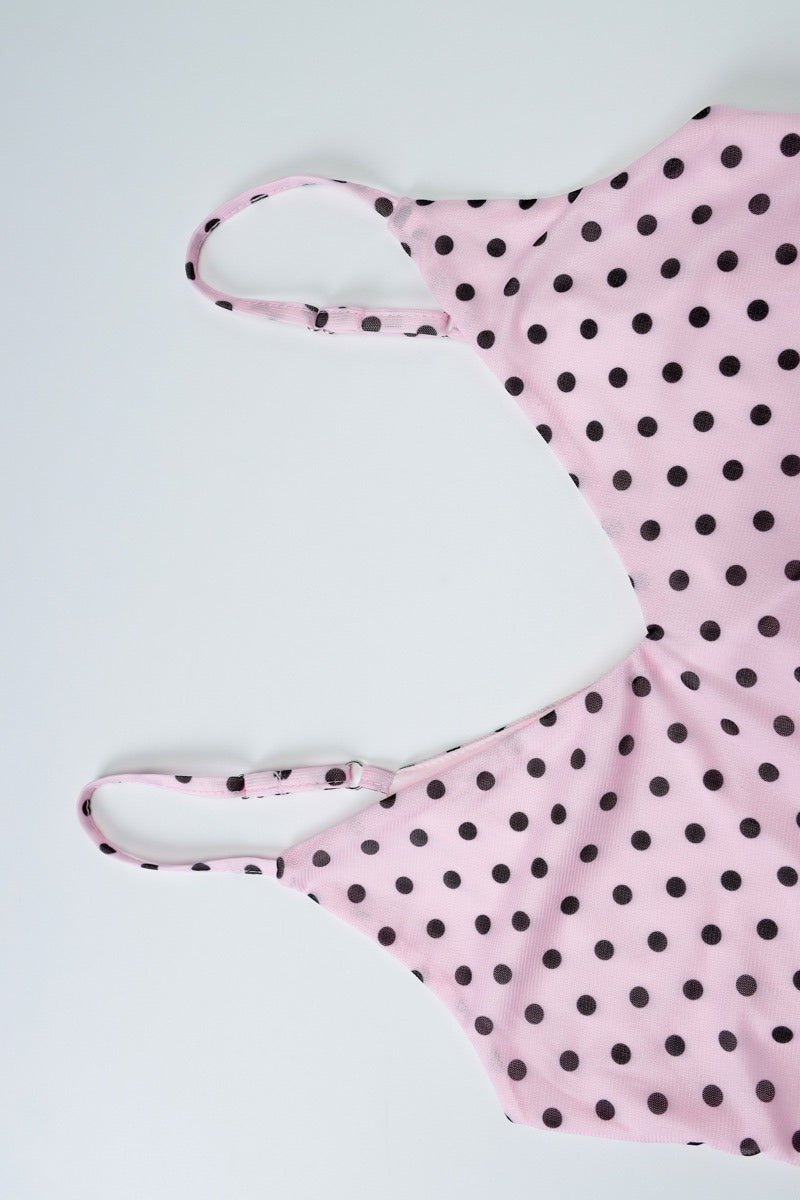 Tatum Polka Dot V-Neck Cami Top