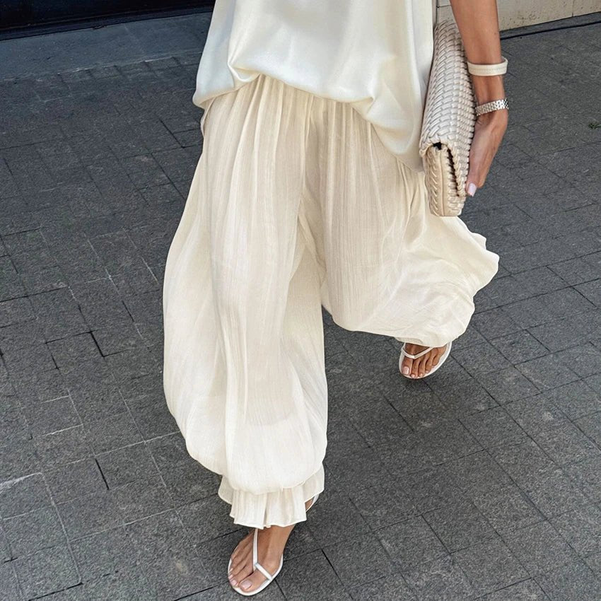 Thea Sheer Flare Trousers