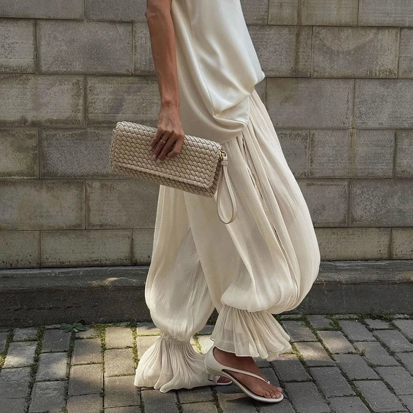 Thea Sheer Flare Trousers