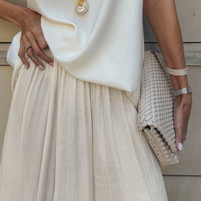 Thea Sheer Flare Trousers