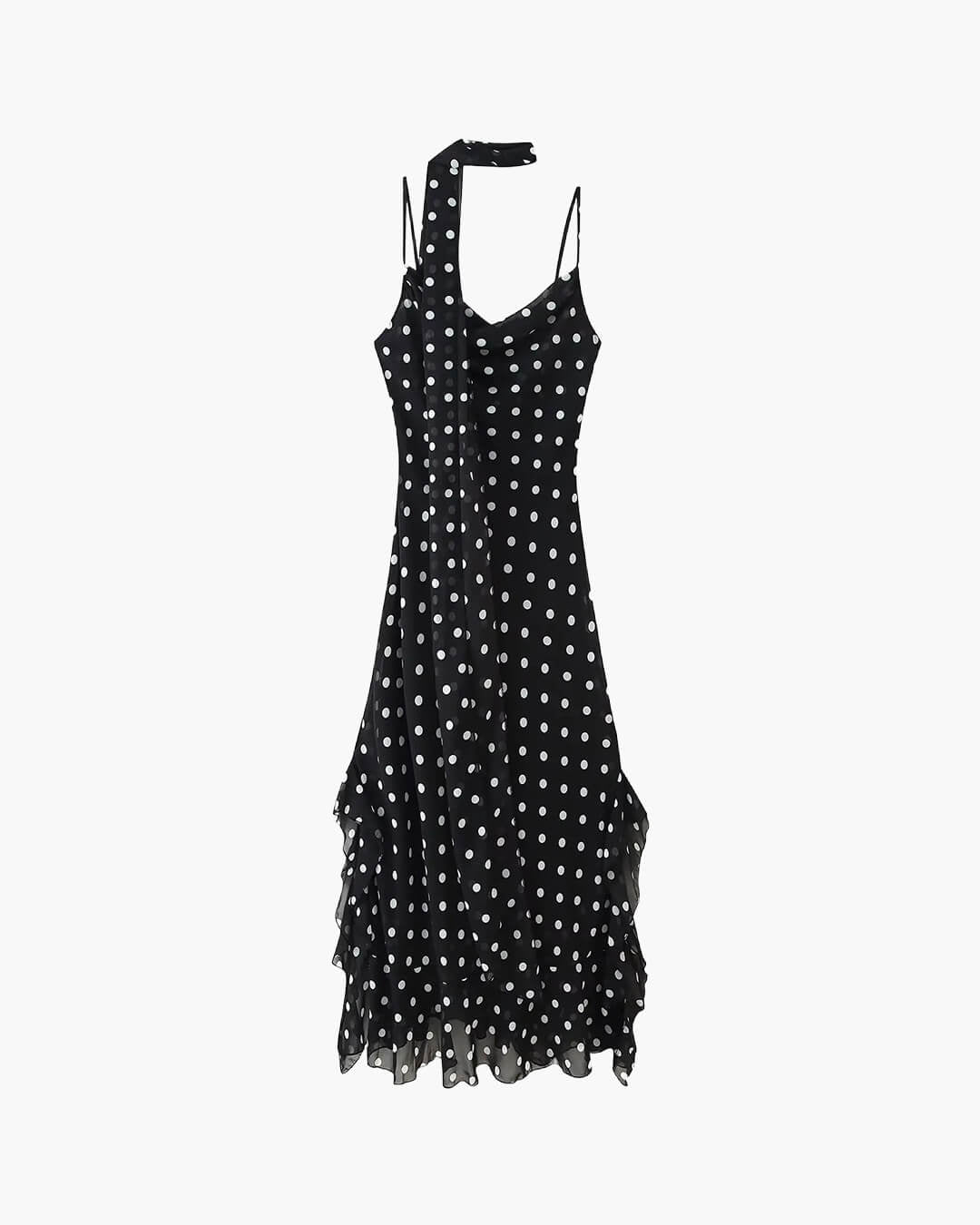 Valerie Polka Dot Maxi Dress