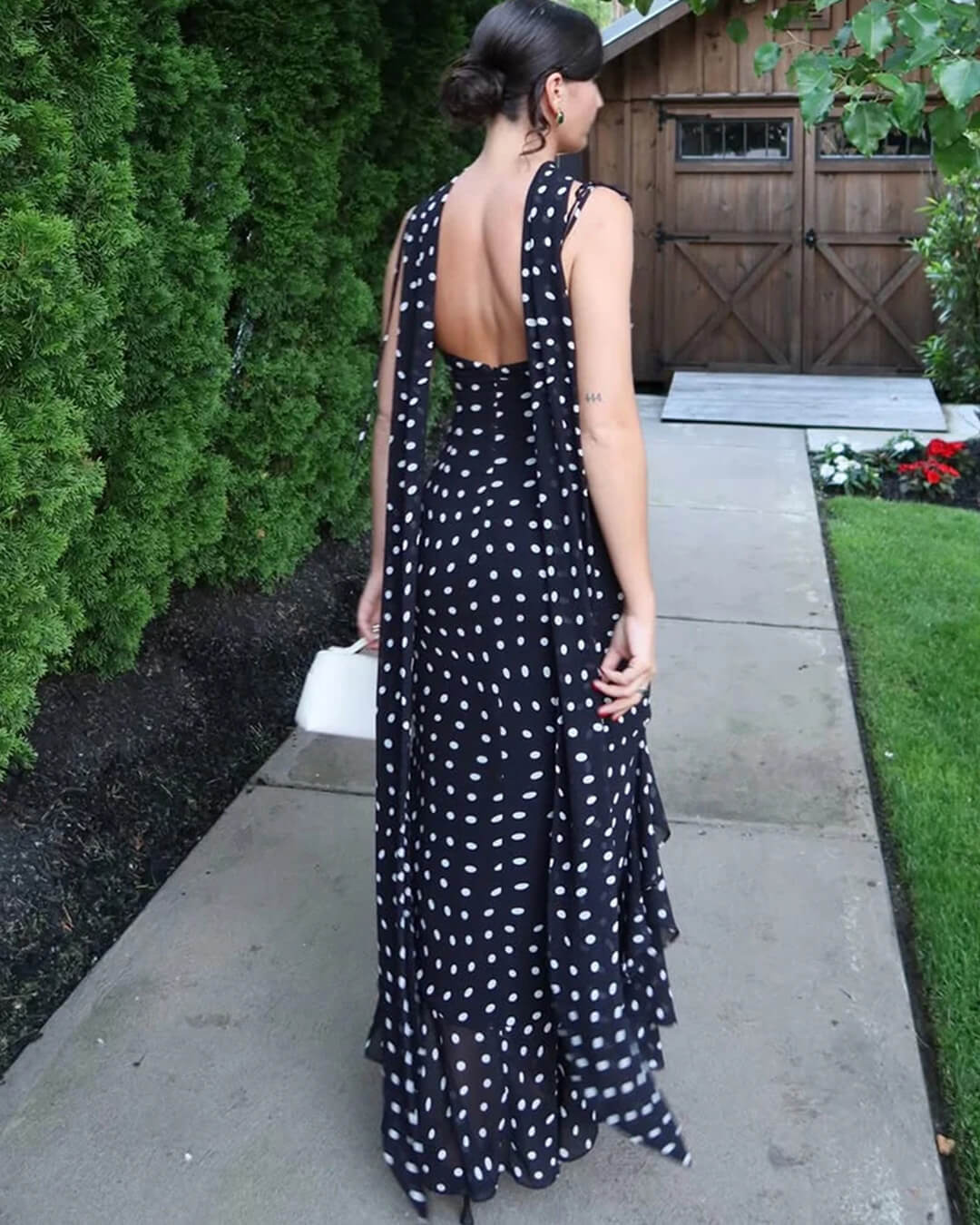 Valerie Polka Dot Maxi Dress