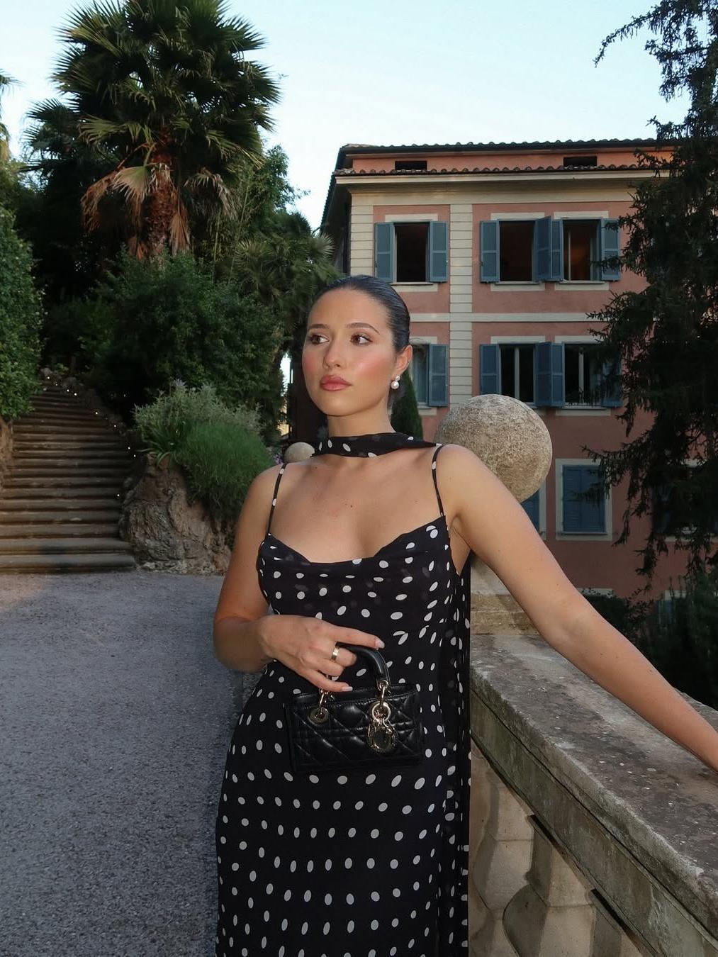 Valerie Polka Dot Maxi Dress