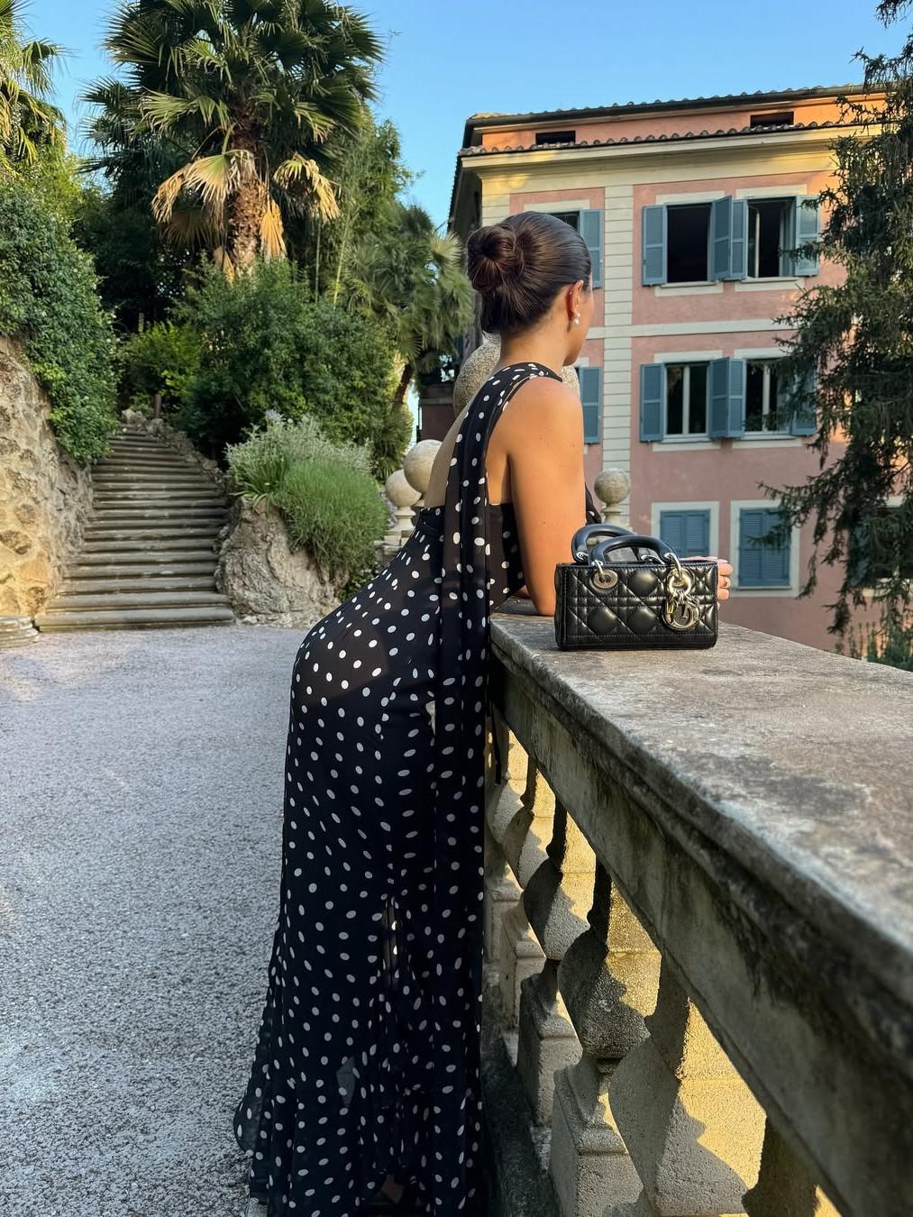 Valerie Polka Dot Maxi Dress
