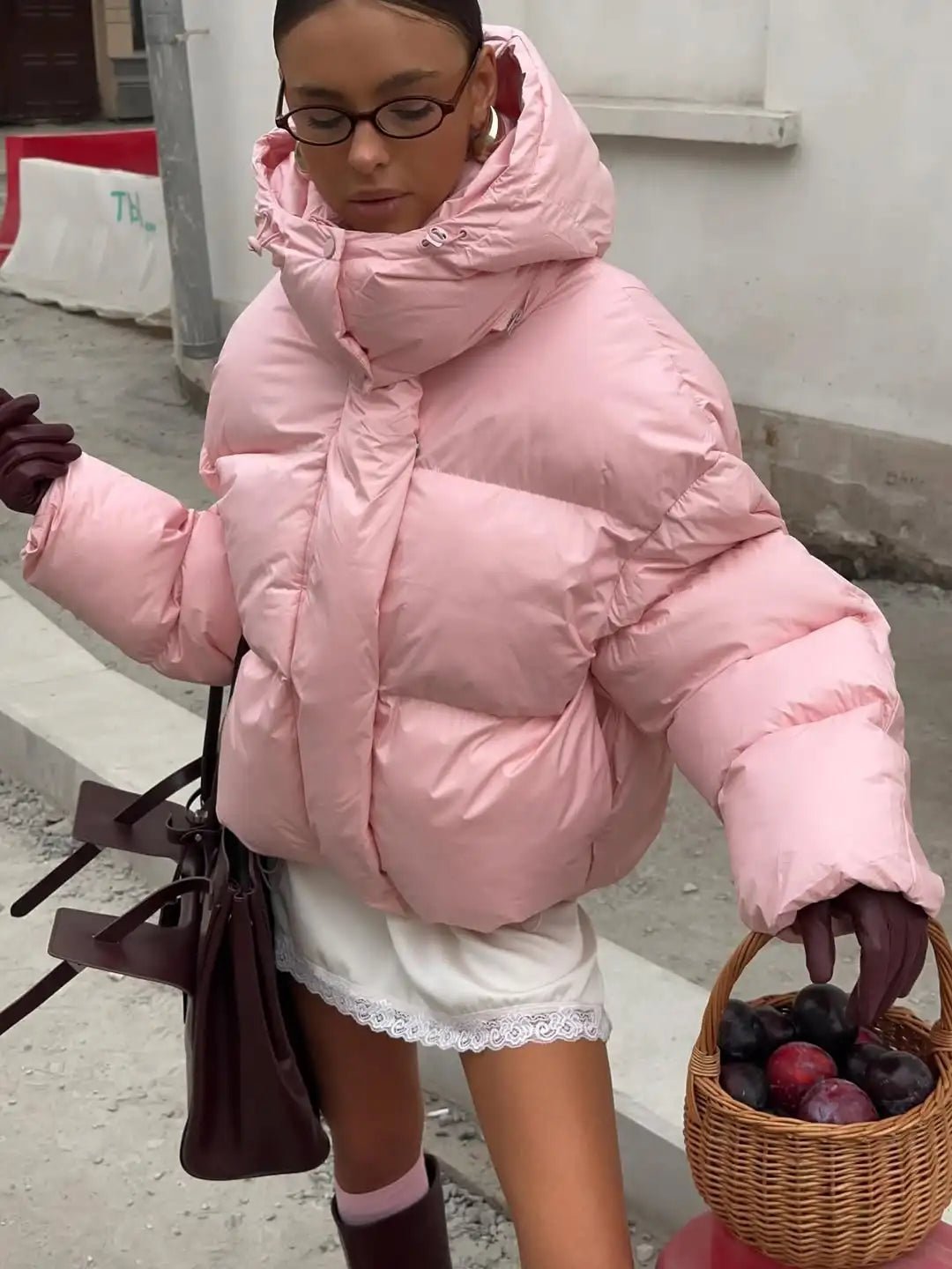 Chaqueta acolchada con capucha Vina