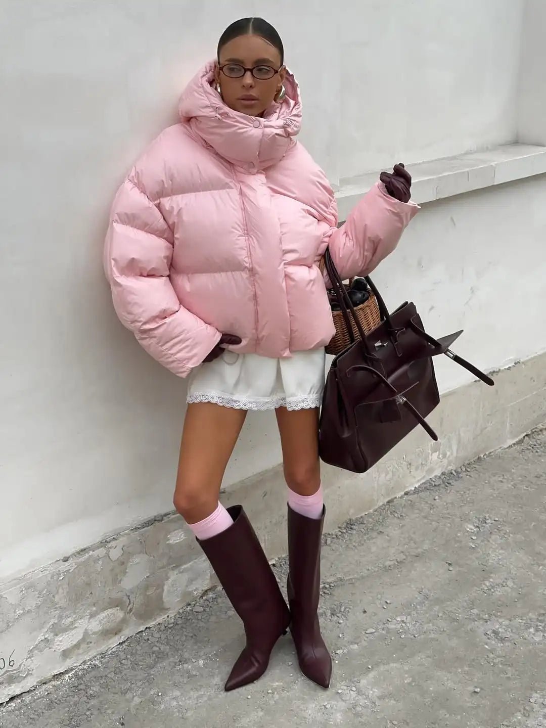 Chaqueta acolchada con capucha Vina