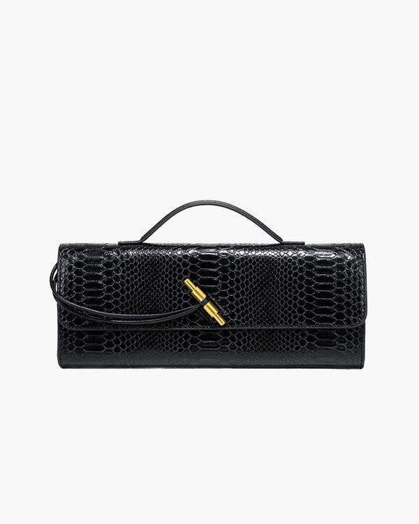 Vivienne tas met krokodillenprint