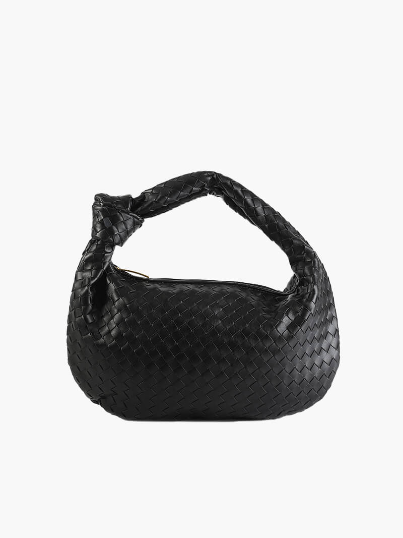 MAIE woven medium bag in black