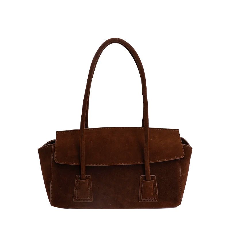 Borsa tote Yara in finta pelle scamosciata con paillettes