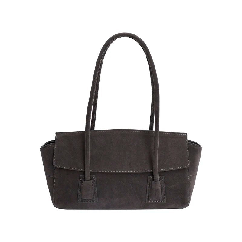Borsa tote Yara in finta pelle scamosciata con paillettes