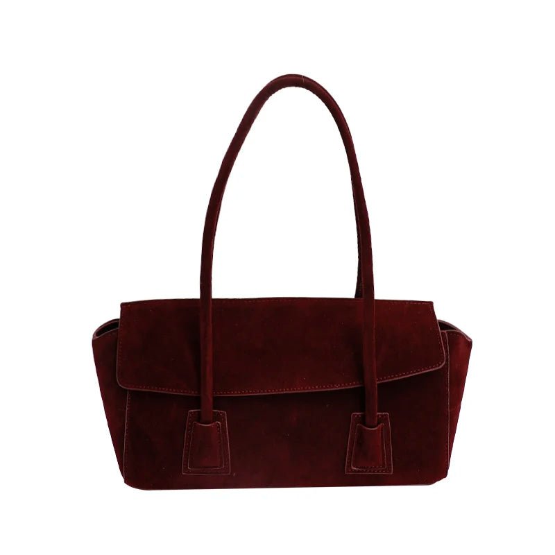 Borsa tote Yara in finta pelle scamosciata con paillettes