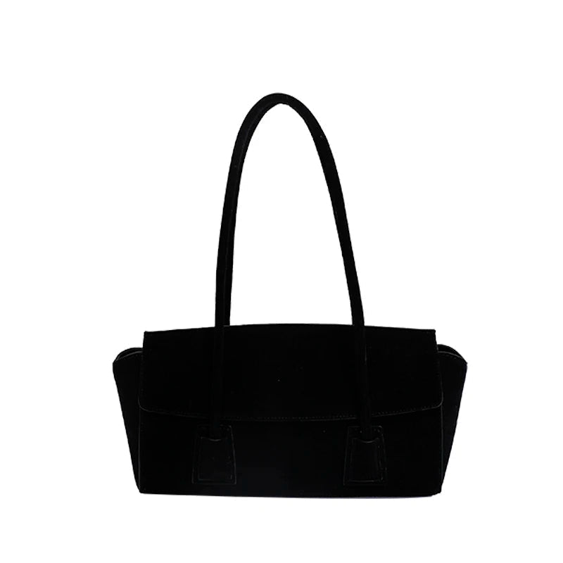 Borsa tote Yara in finta pelle scamosciata con paillettes