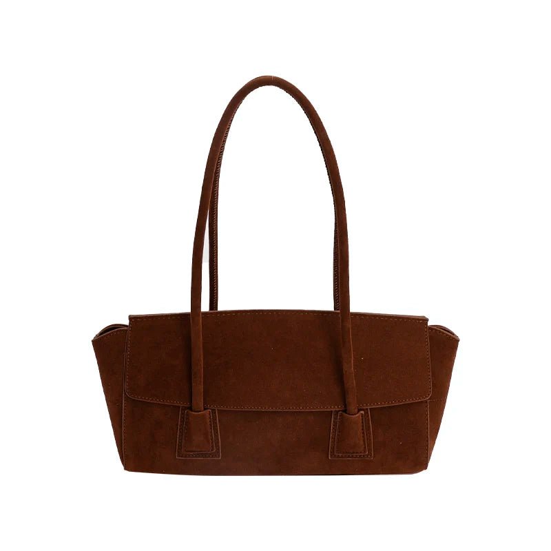 Borsa tote Yara in finta pelle scamosciata con paillettes