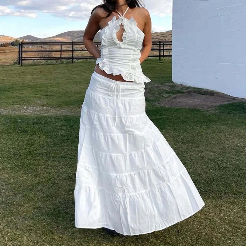 Yasmine Zweiteiliges Set mit Rüschen