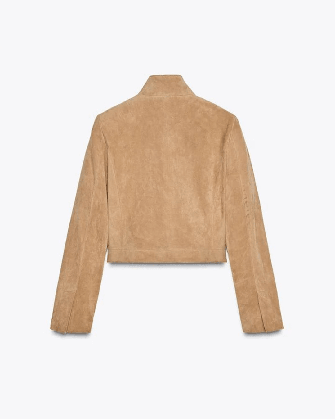 Bomber corto in camoscio Yza