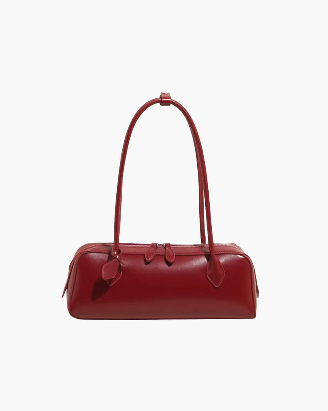 Nellie Vintage Baguette Bag in red – product shot